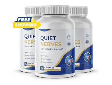 Quiet Nerves Nerve Health Support capsules three-bottle package